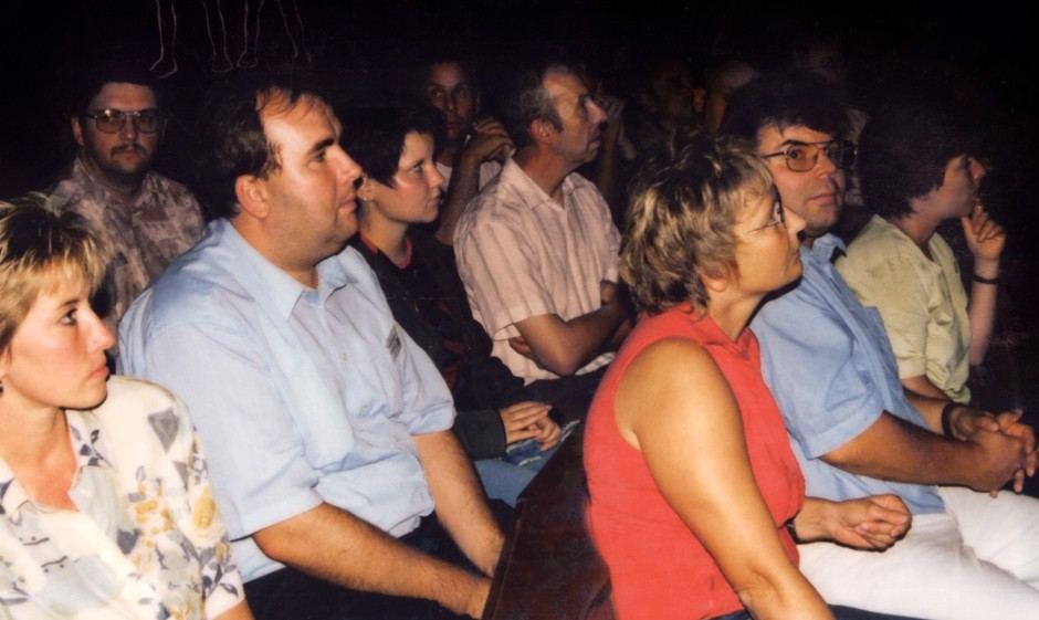 Interessierte Zuh�rer