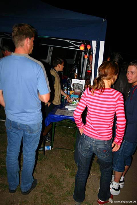 An Rogers Partystand war stets was los