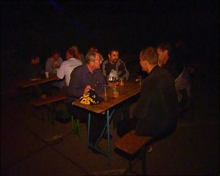 Abends im H-alpha-biergarten