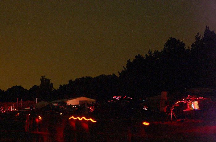 Nachtleben auf dem HTT- erst sp&auml;t kamen die Sterne raus