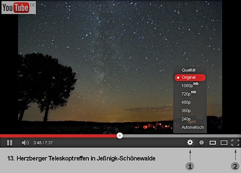 Hinweise zu Video-Einstellunngen