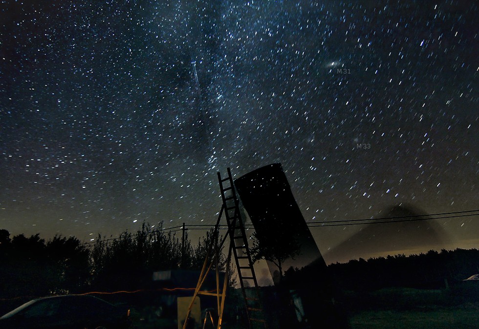 Das Riesendob vor der herbstlichen Milchstrae