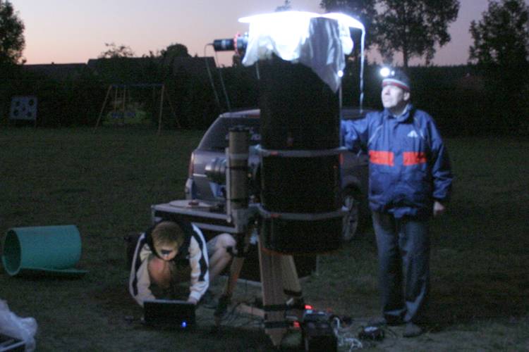 Flatbildherstellung am Morgen