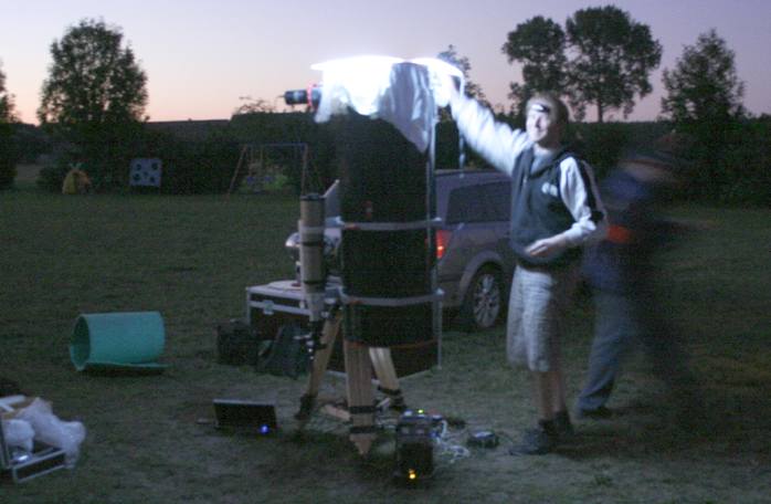 Flatbildherstellung am Morgen