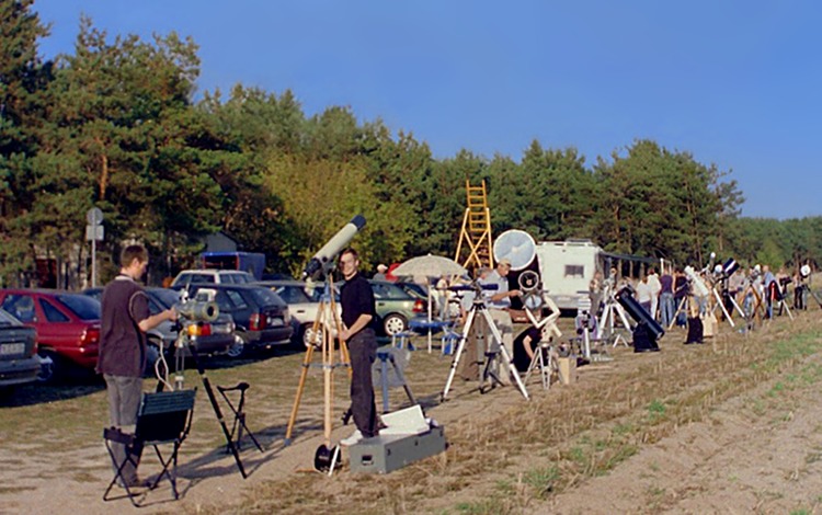 2. Fernrohr von links: Zeiss 4 Zoll APQ