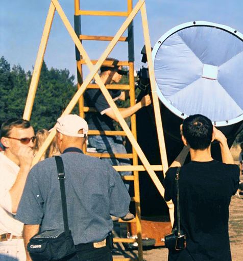 Sonnenbeobachtung mit 42 Zoll Oeffnung