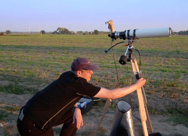 Sonnenfotografie mit der Webcam