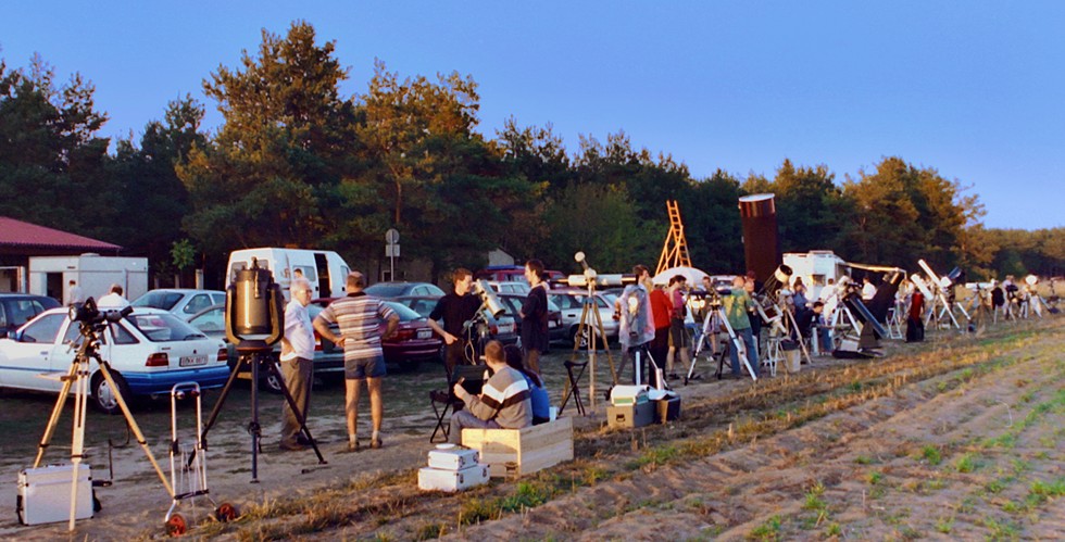 Tiefblauer Abendhimmel...