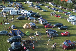 Die mittlere der drei HTT-Wiesen  2010 - Luftaufnahme vom Martin Fiedler