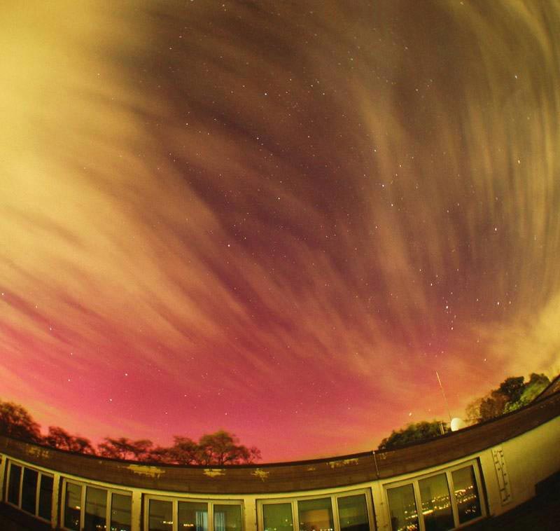 Polarlicht in Radebeul