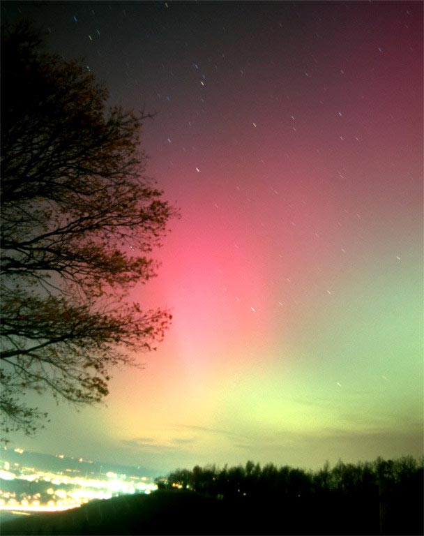 Polarlicht in Radebeul