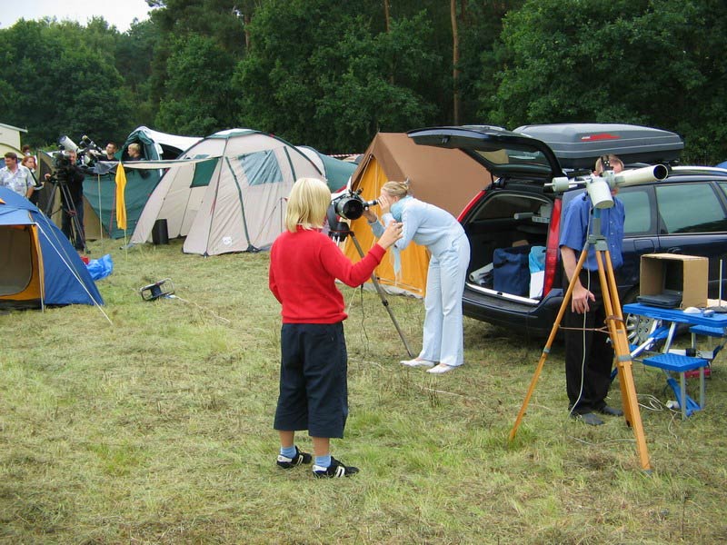 Hübsche Mädels hatte das HTT zu bieten.
