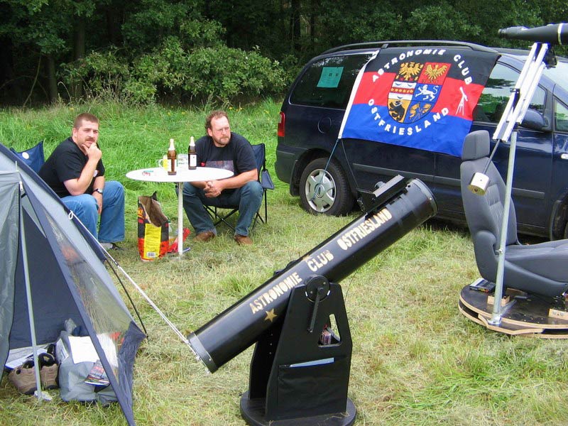Im Camp des Astroclubs Ostfriesland