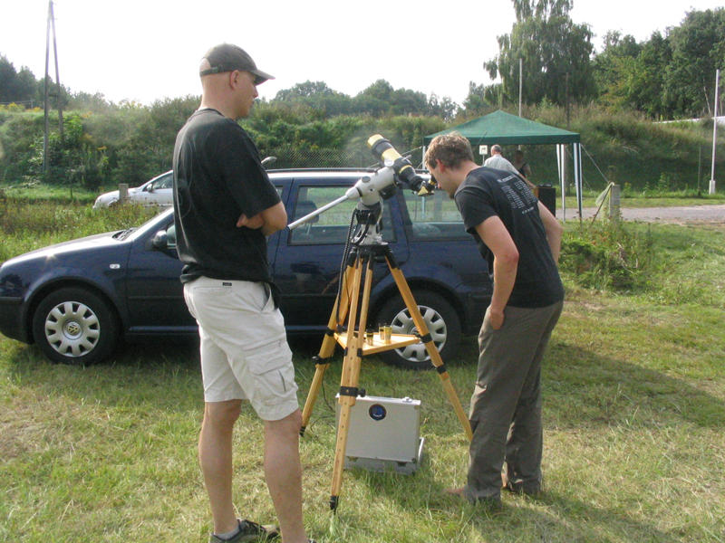 Rüdiger Maaß präsentierte das Coronado-Fernrohr.