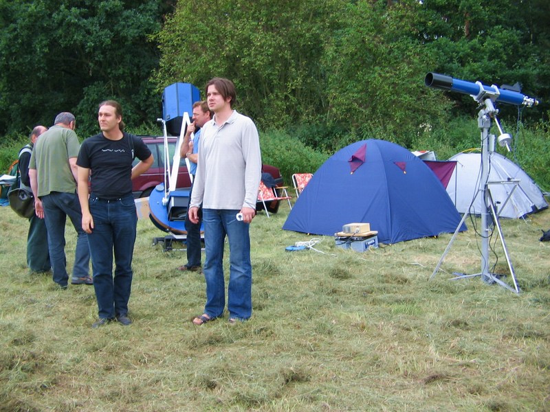 Überall wird gefachsimpelt.