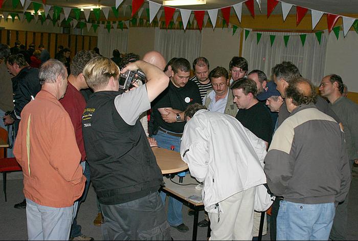 Astrofotoprofi Martin Fiedler musste viele Fragen beantworten