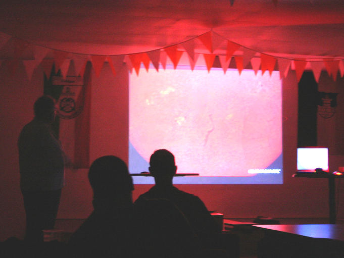 Wolfgang Lille bei seinem packenden Vortrag