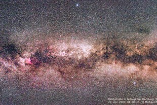 Sommer-Milchstraße über Jeßnigk (Südbrandenburg)