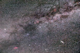 Herbst-Milchstraße über Jeßnigk (Südbrandenburg)